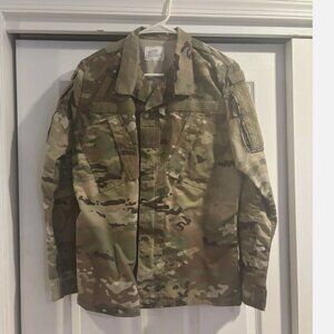 Womens 33R OCP Army Jacket Military Camouflage Field Coat Tactical Uniform